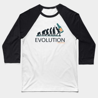 Beer Evolution T-Shirt Baseball T-Shirt